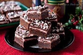 Sprinkles are the quickest and easiest way to decorate the peppermint brownie christmas trees, but here are a few other ideas Peppermint Candy Cane Brownie Recipe Fudgy Brownies Barbara Bakes