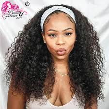 此優惠適用於 beauty forever salon center 分店; Beauty Forever Glueless Curly Headband Wigs Brazilian Scarf Wig Remy Human Hair Wigs For Women Beginner Friendly Special Promo B9411 Goteborgsaventyrscenter
