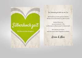 Einladungskarte Zur Silbernen Hochzeit Mit Eigenen Texten Und Bildern Zum Selbstgestalten Silberhochzeit Einladungskarten Silberne Hochzeit