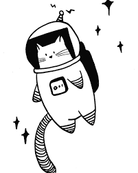 Download 14 Space Kitty Ideas Space Cat Cat Art Astronaut Cat