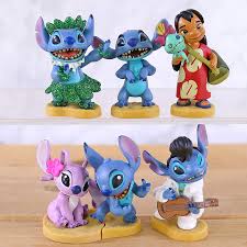 This post may contain affiliate links; Anime Cartoon Lilo Stitch Angel Kawaii Mini Pvc Figure Q Verison Dolls Toys 6pcs Set Action Figures Aliexpress