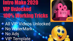 Many people can make a video . Intro Maker Mod Apk Watermark Free Videos Premium Vip Unlocked