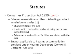 Consumer protection act 1999 | application: Unfair Trade Practices Malaysian Perspective Vince See Ph
