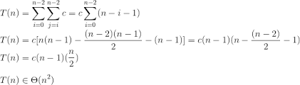 Calculating The Big O Complexity Of This Selection Sort Implementation Stack Overflow