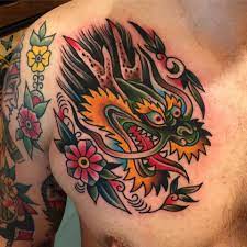 Tattoos By Samuele Briganti Bold Will Hold Firenze Tatuaggi Firenze Centro Traditional Tattoo Dragon Dragon Head Tattoo Tattoos