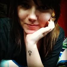 The ideal place to show off this tattoo would be on your arm or leg. Female Symbol Feminist Tattoo Female Symbol Tasteful Tattoos