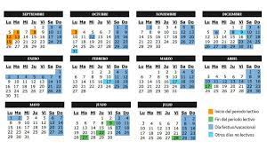 Vacaciones Calendario Escolar Del Curso Academico 2016 2017 Festivos Y Lectivos En Madrid