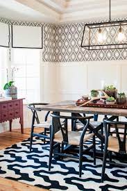 Black and white wallpaper dining room. Rooms Viewer Black And White Dining Room Modern Farmhouse Dining Room Dining Room Wallpaper