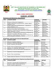 The manufacturing and service industry in kenya requires trained personnel in the mechanical engineering sector. Rvist Prospectus Rtf Rift Valley Institute Of Science Technology Nakuru Njoro Road P O Box 7182 Tel 020 2079754 38 Nakuru Kenya Course Hero