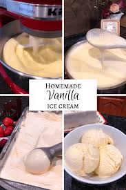 Homemade ice cream (vanilla) mix eggs well, add sugar and mix, then. Homemade Vanilla Ice Cream