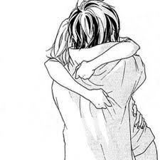 Hug Behind Love Couple Sweet Anime Manga Anime Romantique Dessin Manga Dessin Romantique