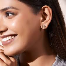 Shop Ebony Diamond Stud Earrings Online