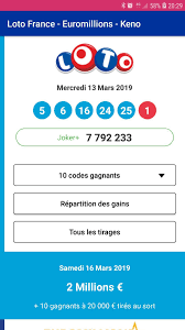 Vous pouvez retrouver sur cette page les résultats et les rapports du loto d'un tirage précis depuis la création du jeu par fdj. Loto France Euro Millions Keno For Android Apk Download