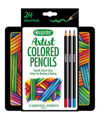 Take A Look At This 24 Count Artist Gel Colored Pencils Today Colored Pencil Set Colored Pencils Crayola Colored Pencils