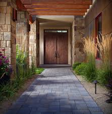 Concrete pavers add a formal and luxurious touch to the surfaces they adorn, creating pathways as extravagant as the features they connect. Walkway Materials Guide Top Ideas Designs Install It Direct