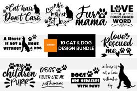 Download 1 Pets Bundle Designs Graphics PSD Mockup Templates