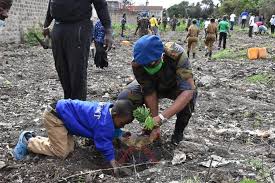 Kdf said via twitter that two pilots were evacuated from the site following the crash of the aircraft, hughes 500md. Kdf Plants Over 1500 Trees In Kenya Defence Forces Facebook