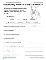 English language arts materials, or other common core educational worksheets for seventh grade, click here to see our wide selection. 3rd Grade Vocabulary Worksheets Free Printables Page 2 Education Com