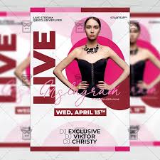 Check spelling or type a new query. Instagram Live Template Flyer Psd Instagram Ready Size