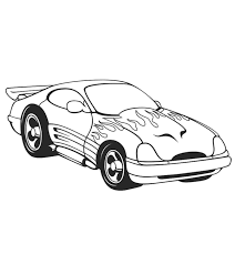 The spots are also large, so younger children can easily fill colors in it. Top 20 Free Printable Sports Car Coloring Pages Online
