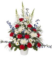 Maybe you would like to learn more about one of these? Patriotic Funeral Arrangement Bartz Viviano Flowers Gifts