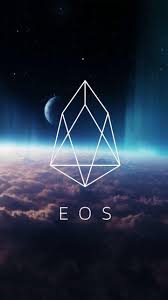 | kryptowährung, coin, block chain. Eos Cryptocurrency Logo 4k Ultra Hd Mobile Wallpaper