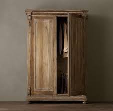 Master Bedroom St James Armoire Wood Shelving Cabinets Restoration Hardware Armoire Restoration Hardware Wood Armoire