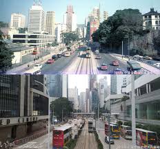 中環金鐘道近威靈頓兵房1977年 History Of Hong Kong Hong Kong Photo