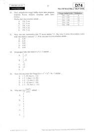 Maybe you would like to learn more about one of these? Download Soal Ujian Nasional Matematika Smk Teknologi 2011 2012 Matematika Menyenangkan