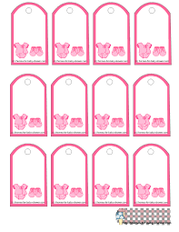 A detailed instruction guide, with tips & tricks on editing, printing, trimming and more is included. Baby Shower Thank You Tags Template Free