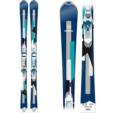 Rossignol Unique 6 Womens Skis With Saphir 110 Bindings Ski Women Skiing Carving Skis