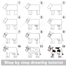 J'utilise les crayons magiques qui me permettent à la fin de transformer ma vache à tâches noires et blanches en une vache de couleurs noire et grise. Ducation Des Enfants Et Jeux Tutoriel De Dessin Pour Enfants D Age Prescolaire Avec Niveau De Jeu Educatif Et Facile Pour Les Enfants Ecole De Dessin Amusante Comment Dessiner La Vache Clip