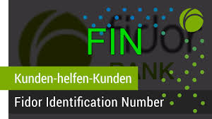 Die fidor bank ag (www.fidor.de) ist eine digitalbank mit sitz in deutschland. Fidor Identification Number Fin Youtube