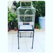 For Sale Bird Cage With Stand Price 18 Bd للبيع قفص طيور مع ستاند بحالة ممتازة السعر 18 Bd Tel 33770050 Outdoor Structures Outdoor Structures