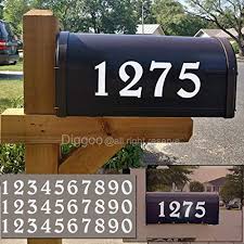 Maybe you would like to learn more about one of these? Diggoo Reflective Mailbox Numbers Sticker Decal Die Cut Elegant Style Vinyl Number 3 Self Adhesive 3 Sets For Mailbox Signs Window Door Cars Trucks Home Business Address Number Walmart Com Walmart Com