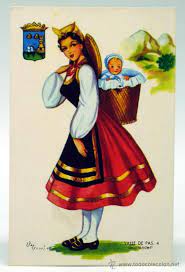 Postal Valle Del Pas Santander Nº 4 Elsi Gumier Traje Regional Ed F Molina Anos 50 Sin Circular Postales Espana Cantabr Traje Regional Traje Tipico Trajes