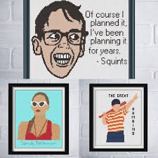 PATTERN Sandlot Cross Stitch Pattern Set of 3