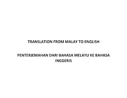 Translate online dari bahasa indonesia ke bahasa jawa krama. Do Translation From Malay To English And Vice Versa By Danial0428 Fiverr