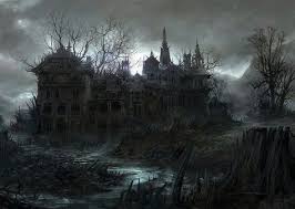 Casa Mal Assombrada Casas Assombradas Halloween Papel De Parede De Halloween Paisagem Fantasia