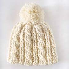 Crochet Cable Twist Hat Pattern Etsy Crochet Cable Crochet Hats Crochet Cable Hat