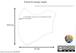 Patron De Masque Simple Eden Esprit Cuir Specialiste Du Cuir Vegetal