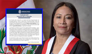 Fiscalía denuncia a congresista Rosio Torres...