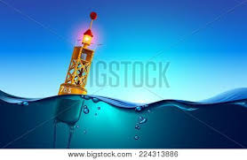 Sea Orange Buoy Vector Photo Free Trial Bigstock