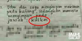 Sofort nach den besten ergebnissen suchen Jawaban Ujian Kocak Ala Anak Sd Bikin Ngakak Kaskus