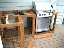 Repurposed cabinet outdoor kitchen if you are really looking to build your outdoor kitchen on a budget, you can check with thrift stores or salvage yards to see if you can come up with some old kitchen cabinets. 15 Outdoor Kitchen Ideas With Charcoal Grill Outdoor Kitchen Ideas For Small Spaces Outdoor Kitchen Cabinets Outdoor Grill Station Diy Outdoor Kitchen