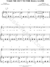 Play along with guitar, ukulele, or piano with interactive chords and diagrams. Albert Von Tilzer Take Me Out To The Ball Game Sheet Music In C Major Transposable Download Print Sku Mn0056227