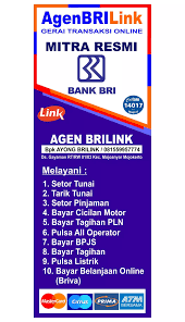 Brilink dijalankan oleh individu yang kemudian disebut sebagai agen brilink. Banner Brilink Banner Mitra Brilink Spanduk Bri Banner Agen Brilink Agen Mitra Brilink Bank Bri Mitra Agen Resmi Brilink Gerai Transaksi Online Lazada Indonesia