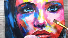 REALISE" / Painting / Colour Portrait - YouTube