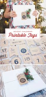 Printable wedding calendar count down : Advent Calendar Christmas Countdown Tags