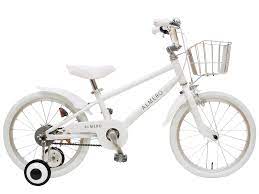 amazon 18インチ アルメロ ホワイト アルミフレーム 子供用自転車 チャリンクス スポーツ アウトドア 子供用自転車 自転車 フレーム